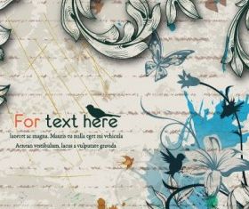 classical pattern background 02 vectors material