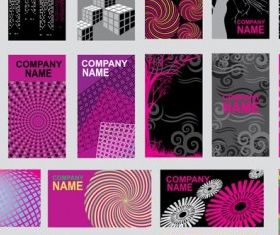 purple abstract design card design vectors