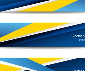 Abstract Different Banners vector