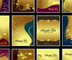 gold pattern subject vector