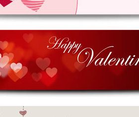 Love Banners Set vector