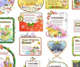 christmas decorations vector graphic