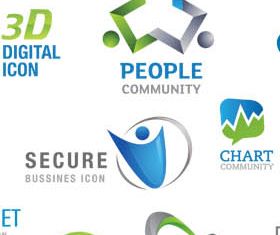 Creative Abstract Logo Mix 2 vector