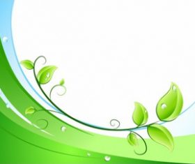 abstract background and leaves vectors material