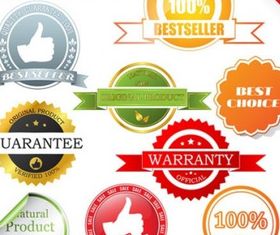 fine label 01 shiny vector