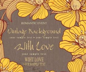 Classic retro pattern background vector