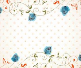 Beautiful flowers background vector