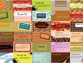 business card background pattern vector