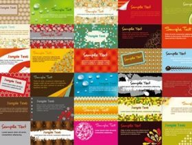 business card template 03 vector