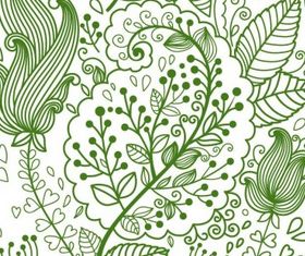 Abstract Flowers Floral Background shiny vector