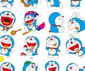 doraemon graphic design vectors