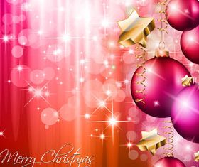 Shiny Christmas Backgrounds Set vector material