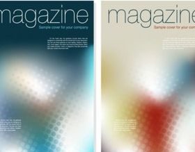 magazine cover background vector
