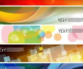 dynamic banners 02 design vectors