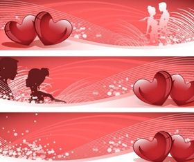 love banner vector graphic