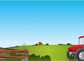 Farm Landscape vector