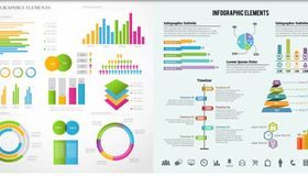 Business Infographics Elements 7 vector