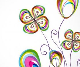 flowers background pattern 02 vector