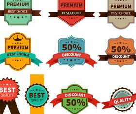 Sale Labels and Stickers art Illustration vector