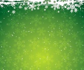 Christmas Theme Background and Snowflake Vector