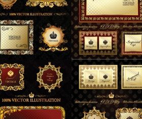 labels and border vector graphics