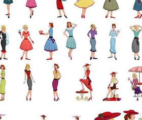 Women Set 2 vectors