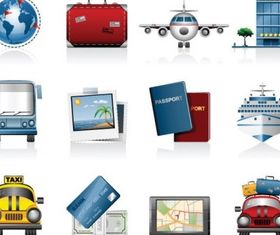 Travel travel icon vector graphic