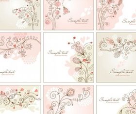 handpainted background pattern 01 vectors