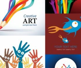 creative design posters vector