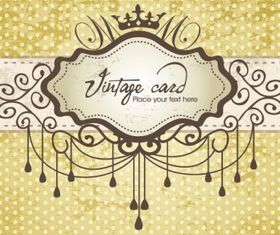 retro pattern background 01 vector