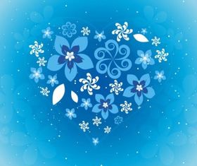 Free Flower Heart Art creative vector