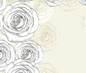 Flowers Backgrounds 6 set vector