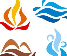 Creative Nature Logotypes vector