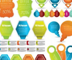 exquisite label card 02 vector