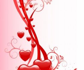 Valentine day background creative vector