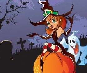 Halloween Theme Design Illustration vector