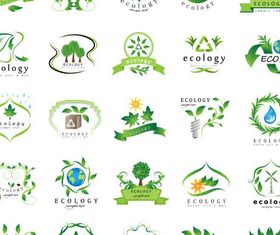 Ecology Symbols Mix vector