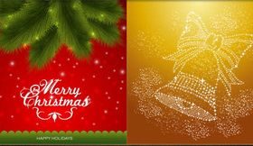 Christmas Backgrounds 5 design vector