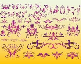 Floral Tattoo Art vector