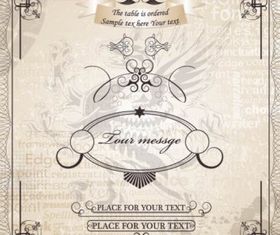 classic lace pattern 02 vector