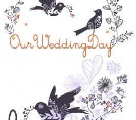 magpie pattern Illustration vector