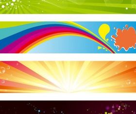 Horizontal Banners Set vector