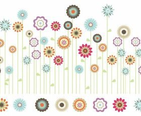 Spring Flower Garden vector