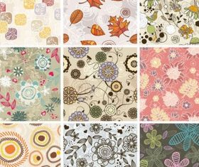 Seamless Floral Background vectors graphic