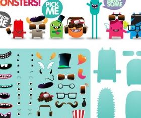 little monster vectors graphic