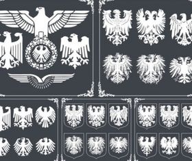 Eagle pattern vector