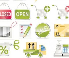 shopping icon vector design