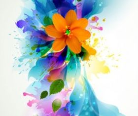 colorful flowers background 03 vector