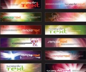 web banner background template vector