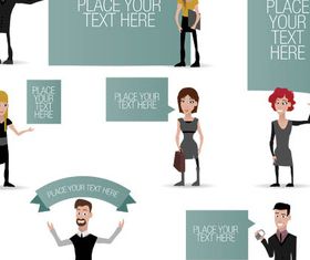 Business People Mix 2 vector